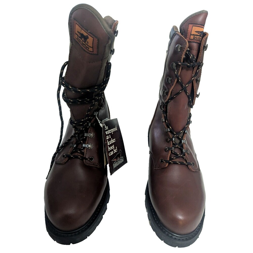Irish Setter Men's Outdoor/Hunting Boots 14D Big Brown Style 898 VTG NWT